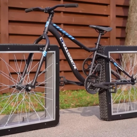 ποδηλατο με τετραγωνες ροδες