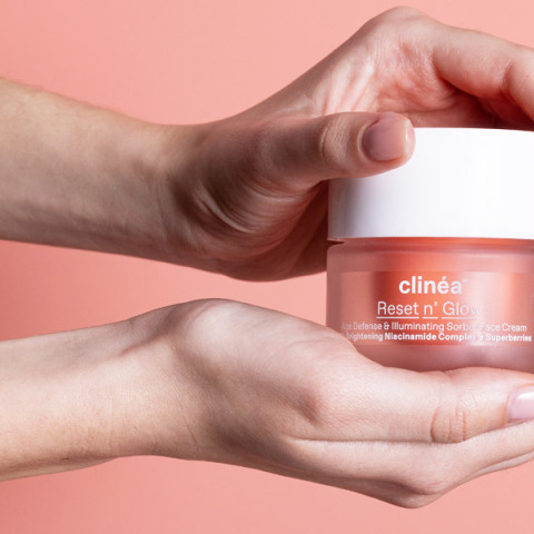 clinéa: Reset n’ Glow, δροσερή sorbet κρέμα προσώπου