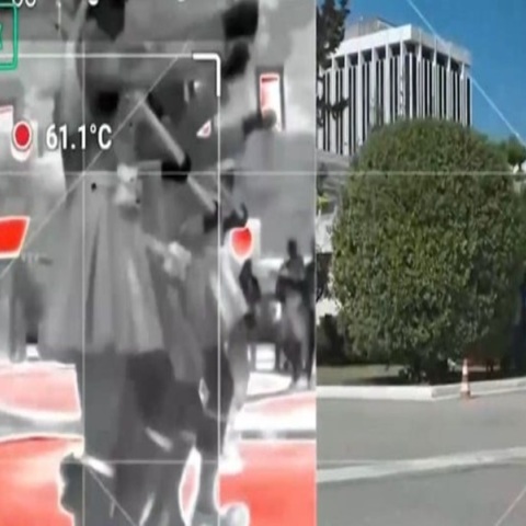 Καύσωνας: Θερμική κάμερα κατέγραψε θερμοκρασίες 160 βαθμών Κελσίου στην Αθήνα