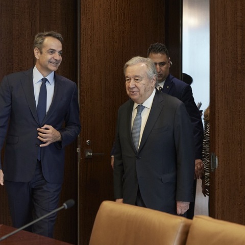 Μητσοτάκης προς Γκουτέρες: Να αξιοποιηθεί κάθε δυνατότητα για λύση του Κυπριακού 