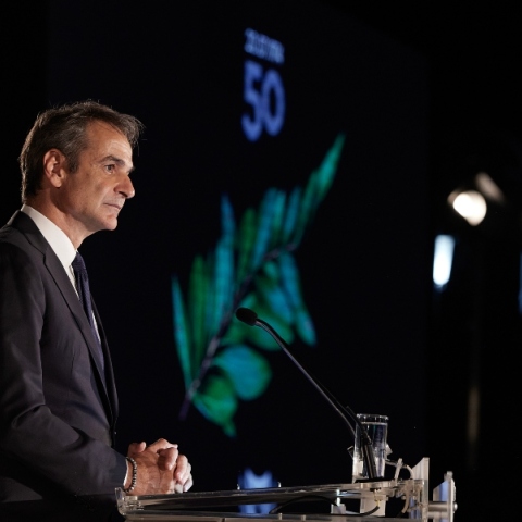 Ισχυρό μήνυμα Μητσοτάκη προς Άγκυρα: «Ο Ελληνισμός δεν θα πάψει να αγωνίζεται μέχρι να επανενωθεί η Κύπρος»