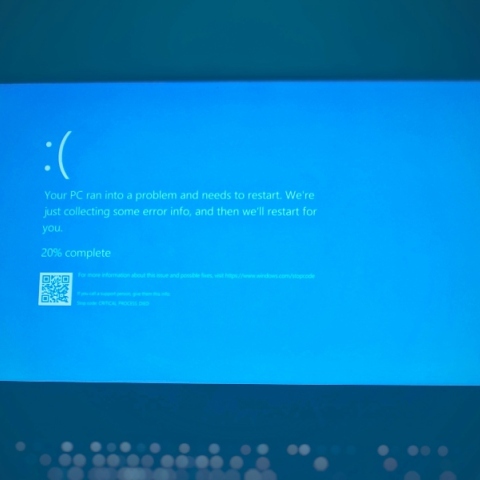 μπλε οθονη υπολογιστη