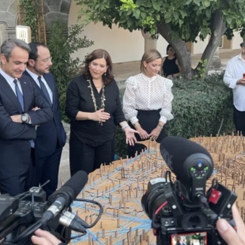 Στο Προεδρικό Μέγαρο της Κύπρου ο Κυριάκος Μητσοτάκης