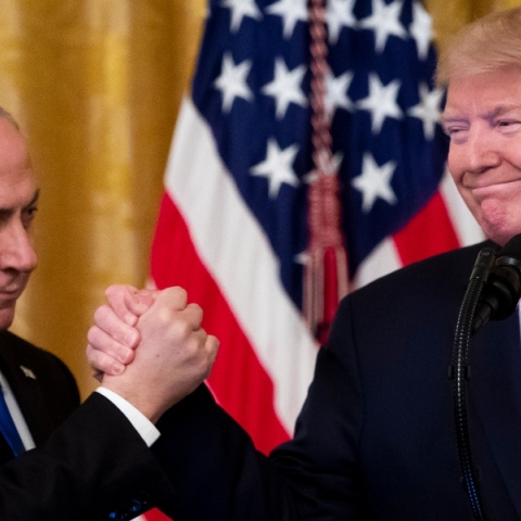 Μπέντζαμιν Νετανιάχου και Ντόναλντ Τραμπ