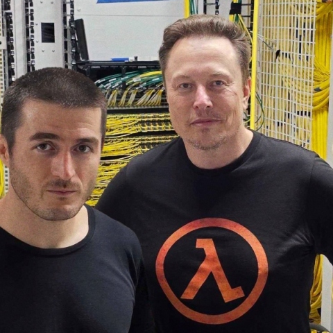 Ο Έλον Μασκ και ο Λεξ Φρίντμαν