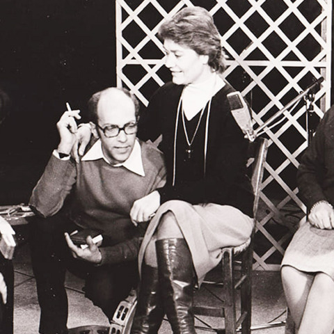 Ο Γιώργος Παπαστεφάνου με τη Δάφνη Τζαφέρη, την Μαρινέλλα και την Σωτηρία Μπέλλου