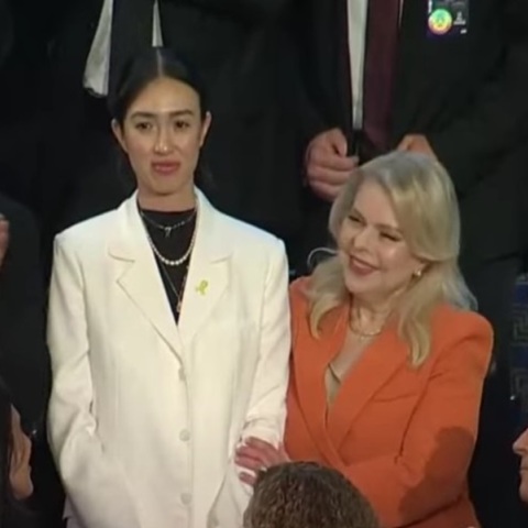 Χειροκροτήθηκε η Noa Argamani κατά την ομιλία του Νετανιάχου στο Κογκρέσο