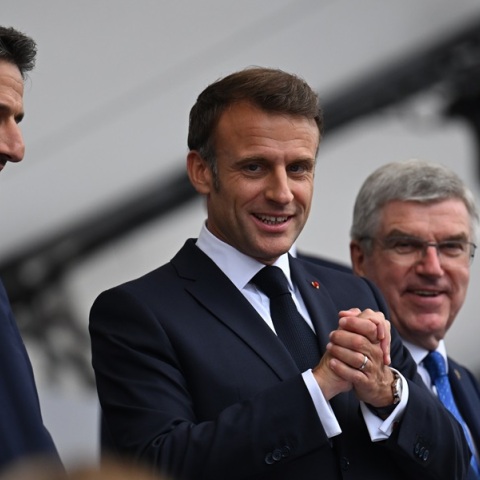 Μακρόν: Η τελετή έκανε τους συμπατριώτες μας περήφανους