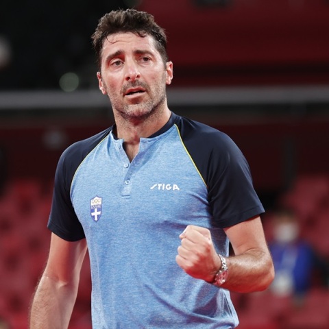 Ολυμπιακοί Αγώνες 2024: Ιστορική πρόκριση για τον 44χρονο Γκιώνη στους «32» του πινγκ πονγκ