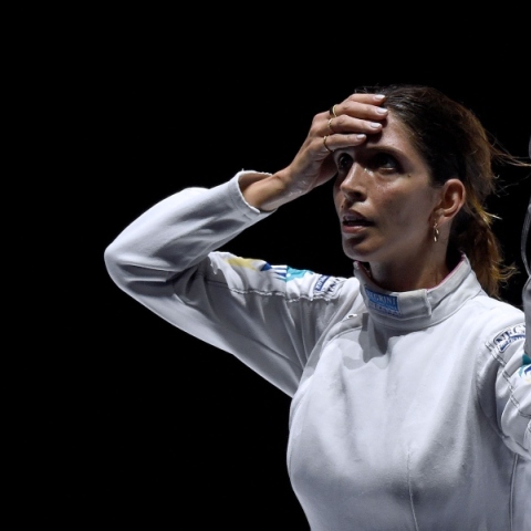 Η ξιφομάχος Nathalie Moellhausen