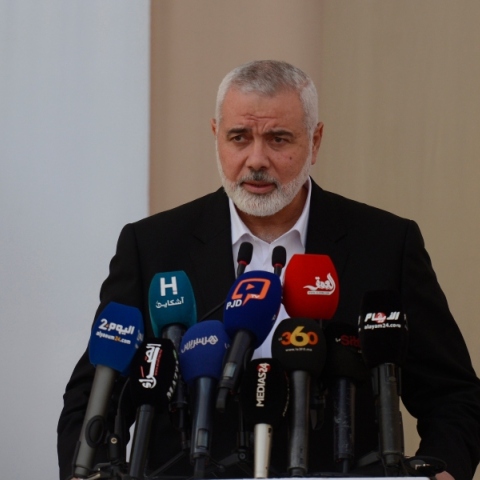 O αρχηγός της Χαμάς, Ισμαήλ Χανίγια