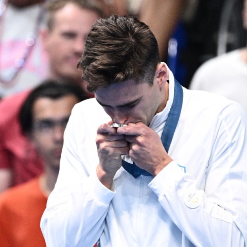 Απόστολος Χρήστου: Δάκρυσε στην απονομή του ασημένιου μεταλλίου