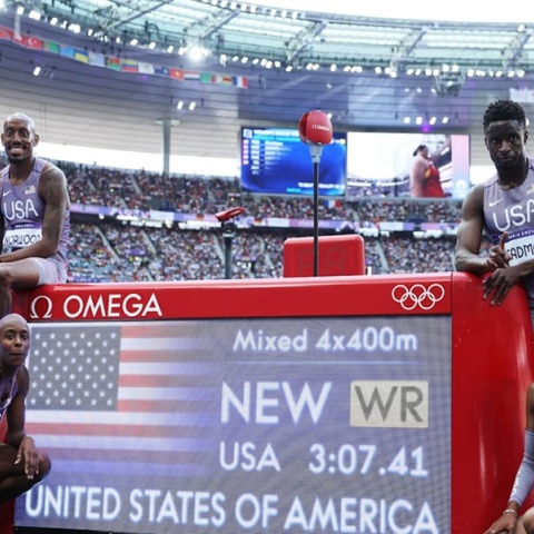 Ολυμπιακοί Αγώνες 2024: Παγκόσμιο ρεκόρ οι ΗΠΑ στη μικτή σκυταλοδρομία 4Χ400μ.