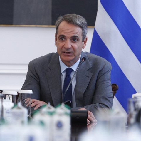 Ο πρωθυπουργός Κυριάκος Μητσοτάκης 