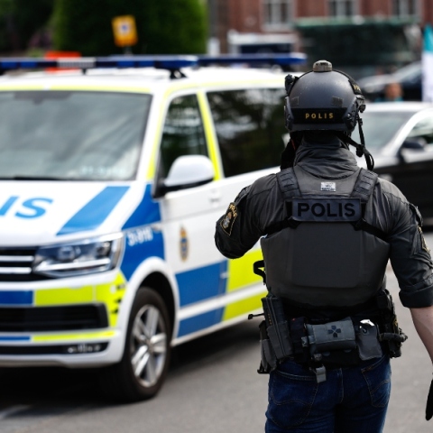 Σουηδός αστυνομικος, περιπολικο