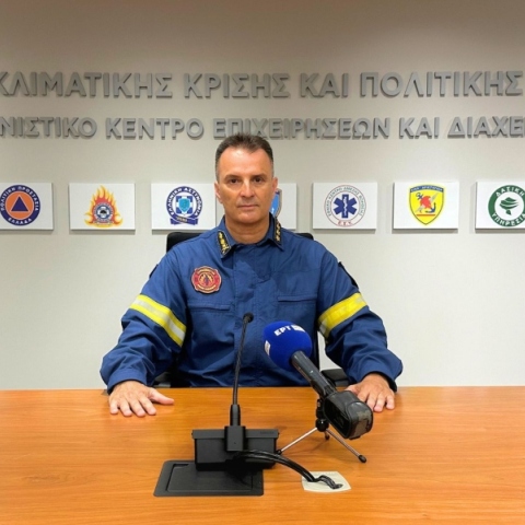 ο Εκπρόσωπος Τύπου του Πυροσβεστικού Σώματος