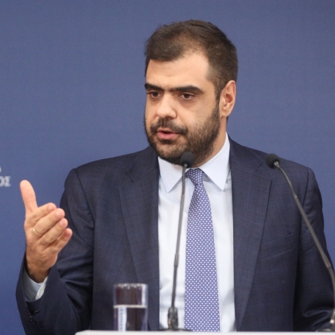 ο κυβερνητικός εκπρόσωπος, Παύλος Μαρινάκης 