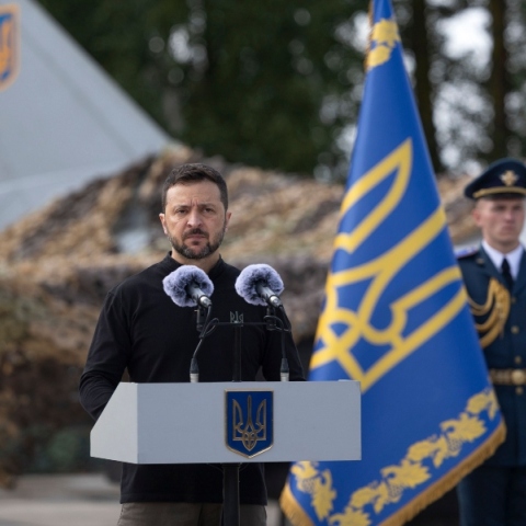 Ο πρόεδρος της Ουκρανίας Βολοντίμιρ Ζελένσκι