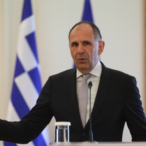 Ο υπουργός Εξωτερικών Γιώργος Γεραπετρίτης 