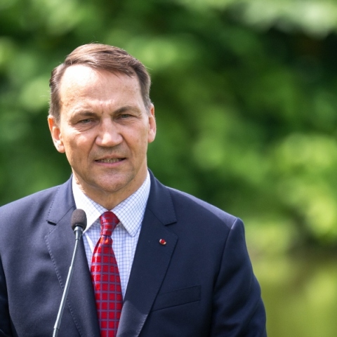 Ο Πολωνός υπουργός Εξωτερικών Ράντοσλαβ Σικόρσκι