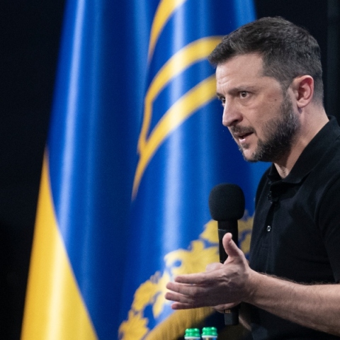 Ο πρόεδρος της Ουκρανίας, Βολοντίμιρ Ζελένσκι