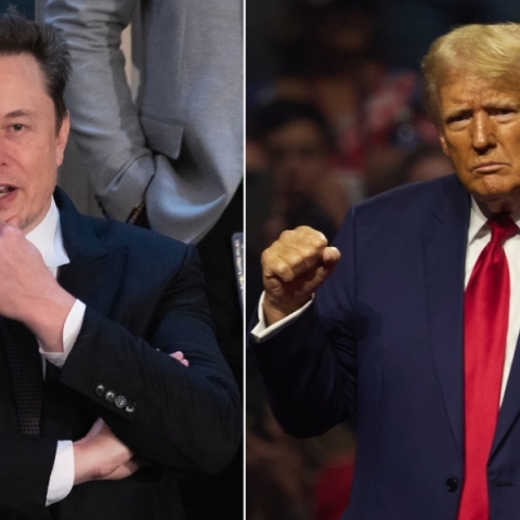 Έλον Μασκ και Ντόναλντ Τραμπ