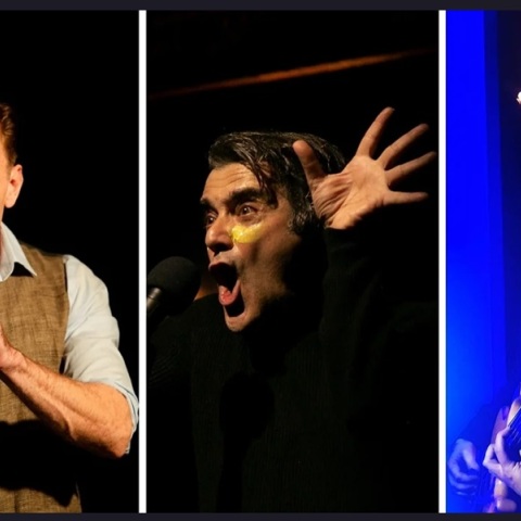 Gene Gillette, Γεράσιμος Γεννατάς και Γιώργος Παλαμιώτης ερμηνεύουν το «Αrtaud Diptych» της Ιόλης Ανδρεάδη και του Άρη Ασπρούλη 