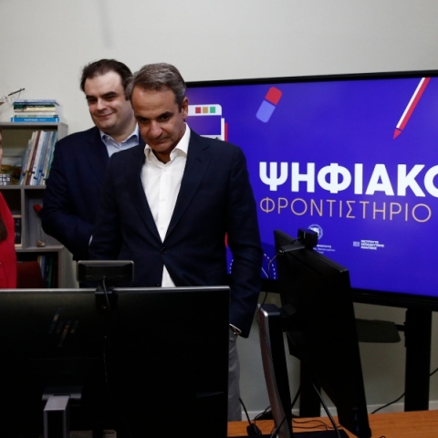 Ο πρωθυπουργός Κυριάκος Μητσοτάκης 