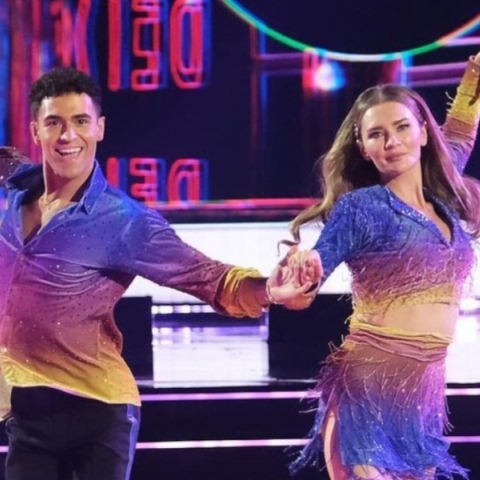 Η Άννα Σορόκιν και ο επαγγελματίας χορευτής Έζρα Σόσα 