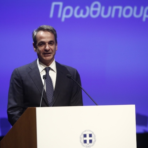 Ο πρωθυπουργός Κυριάκος Μητσοτάκης