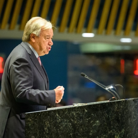 Ο γενικός γραμματέας του ΟΗΕ Αντόνιο Γκουτέρες