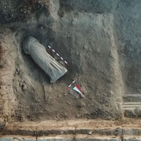 αγαλμα, αρχαιολογικος χωρος