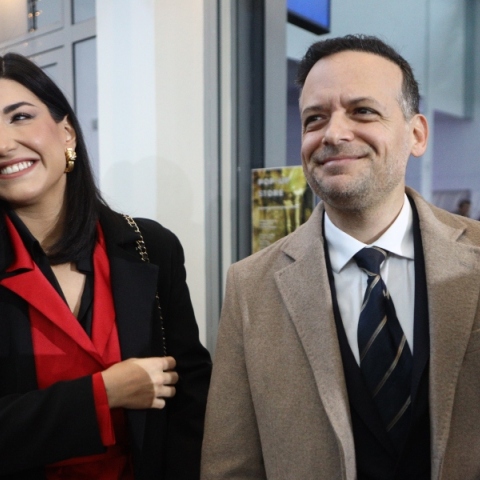 Ο Χάρης Δούκας με την αγαπημένη του Γεωργία Πολυτάνου