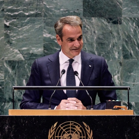 Ο Κυριάκος Μητσοτάκης βραβεύτηκε με το βραβείο Global Citizen 2024 στη Νέα Υόρκη