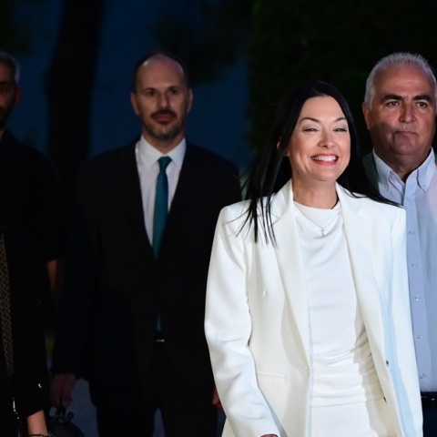 Η Νάντια Γιαννακοπούλου στο debate των υποψηφίων προέδρων του ΠΑΣΟΚ