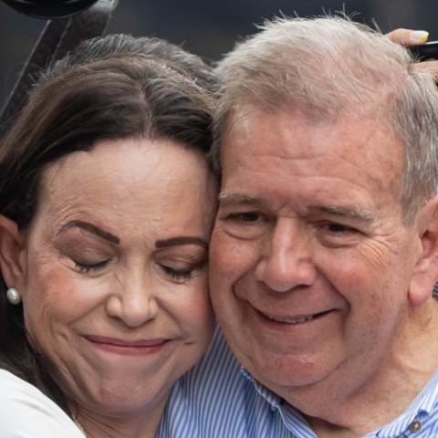 Η María Corina Machado και ο Edmundo González Urrutia