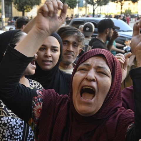 Οι υποστηρικτές της Χεζμπολάχ θρηνούν τον θάνατο του Νασράλα