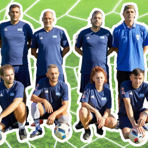 Η εθνική ομάδα αστέγων στο 19ο Παγκόσμιο Κύπελλο Ποδοσφαίρου στη Σεούλ