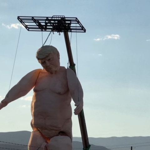 άγαλμα του Ντόναλντ Τραμπ