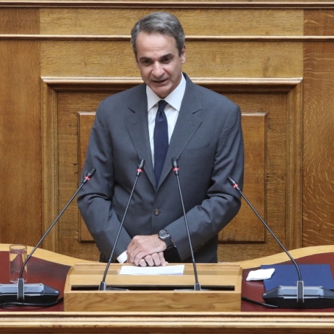 Ο πρωθυπουργός Κυριάκος Μητσοτάκης