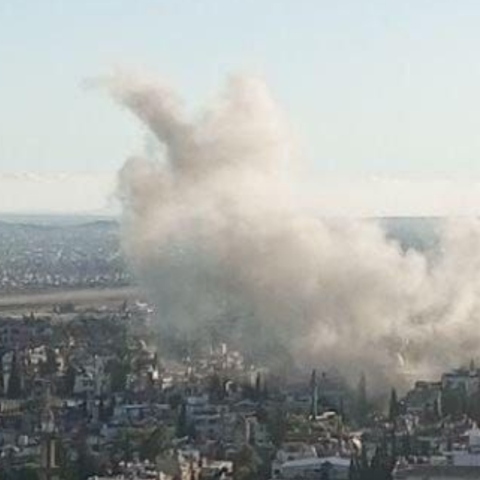 εκρηξη, καπνοι σε πολυκατοικιες