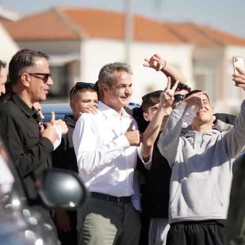 Ο πρωθυπουργός Κυριάκος Μητσοτάκης