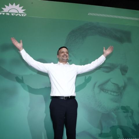 O Χάρης Δούκας, υποψήφιος πρόεδρος του ΠΑΣΟΚ