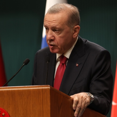 Ο πρόεδρος της Τουρκίας Ρετζέπ Ταγίπ Ερντογάν