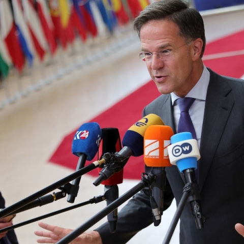 Ο γενικός γραμματέας του ΝΑΤΟ, Μαρκ Ρούτε