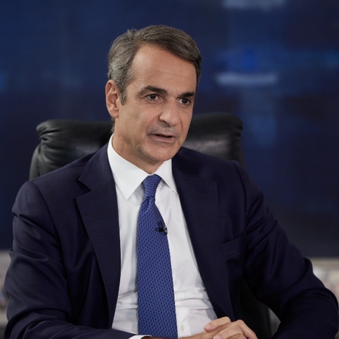 Ο πρωθυπουργός Κυριάκος Μητσοτάκης