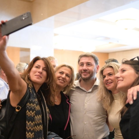 ο Πρόεδρος του ΠΑΣΟΚ-Κινήματος Αλλαγής, Νίκος Ανδρουλάκης