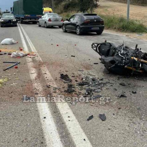 Τραγωδία στη Λαμία: Νεκρός 45χρονος σε τροχαίο μετά από σφοδρή σύγκρουση