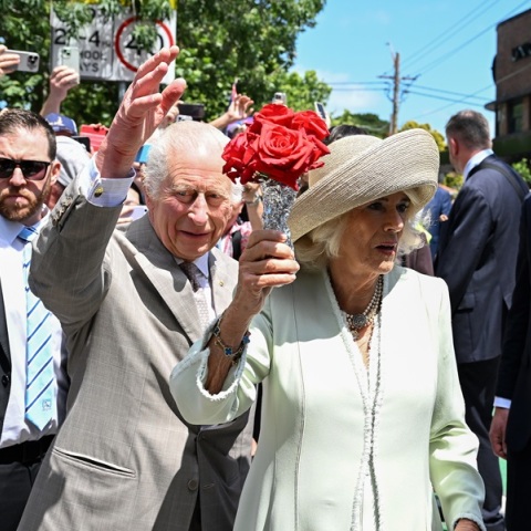 Για πρώτα φορά στην Αυστραλία ως βασιλιάς ο Κάρολος