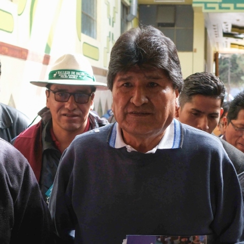 Ο πρώην πρόεδρος της Βολιβίας Έβο Μοράλες 